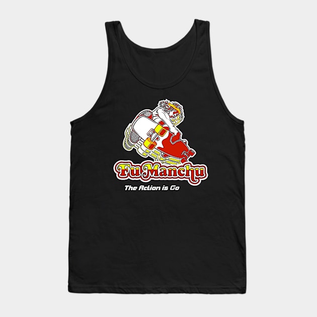 Fu Manchu - The action is go Tank Top by CosmicAngerDesign